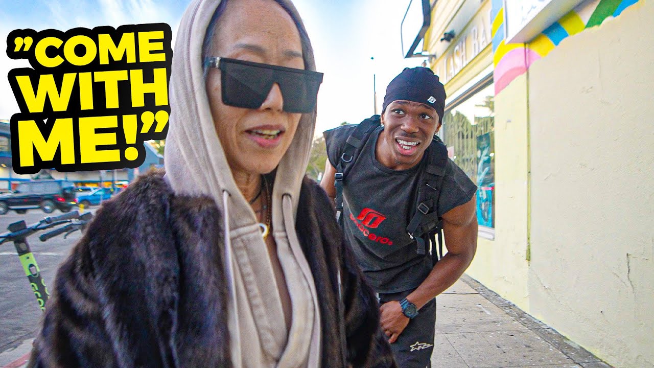 Asian Grandma Wants Me To Come Home With Her..