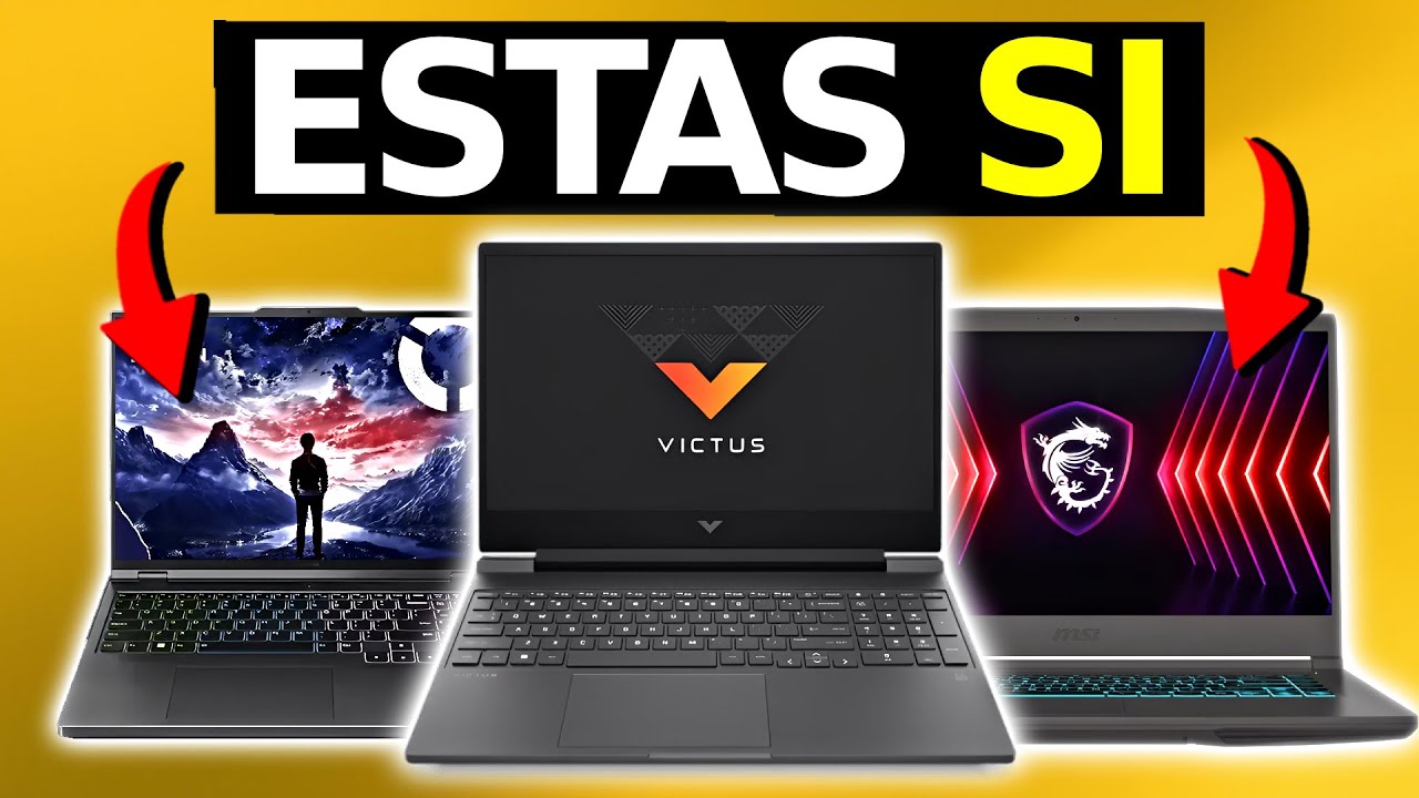 Los 3 MEJORES PORTATILES GAMING BARATOS de 2025