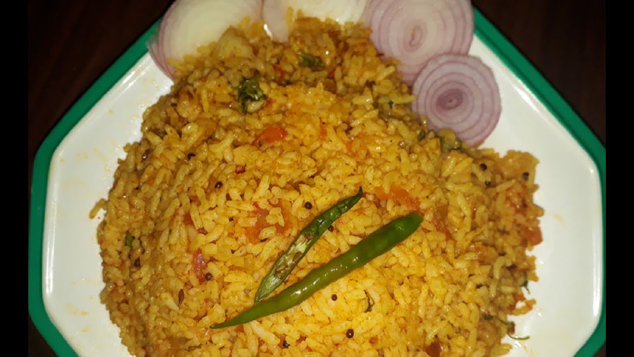 Tomato Rice Recipe with Leftover Rice l How To Make Tomato Rice l Recipe From Leftover Rice l Norien