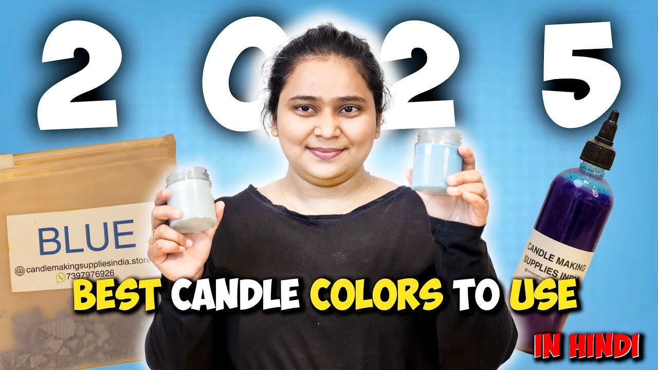 Which colour is best for candles | How to color candles & Best Candle Dye For Soy Wax #candlemaking