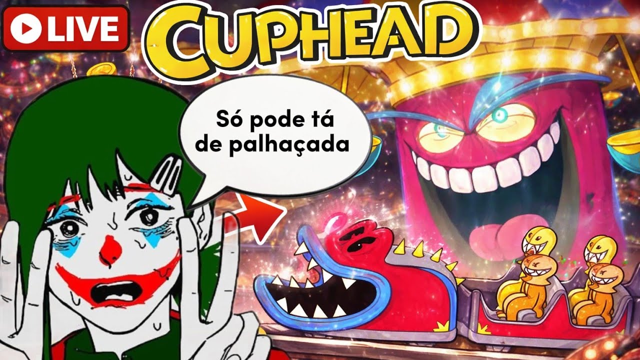 Passando raiva no Cuphead #2 - Vem pra live!
