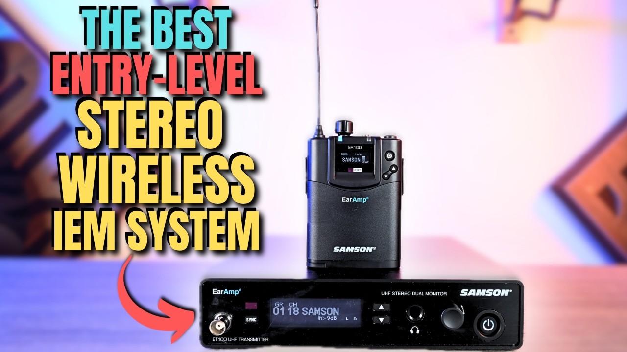 Affordable STEREO WIRELESS IEM System w/SCANNING: Samson EarAmp EWM100