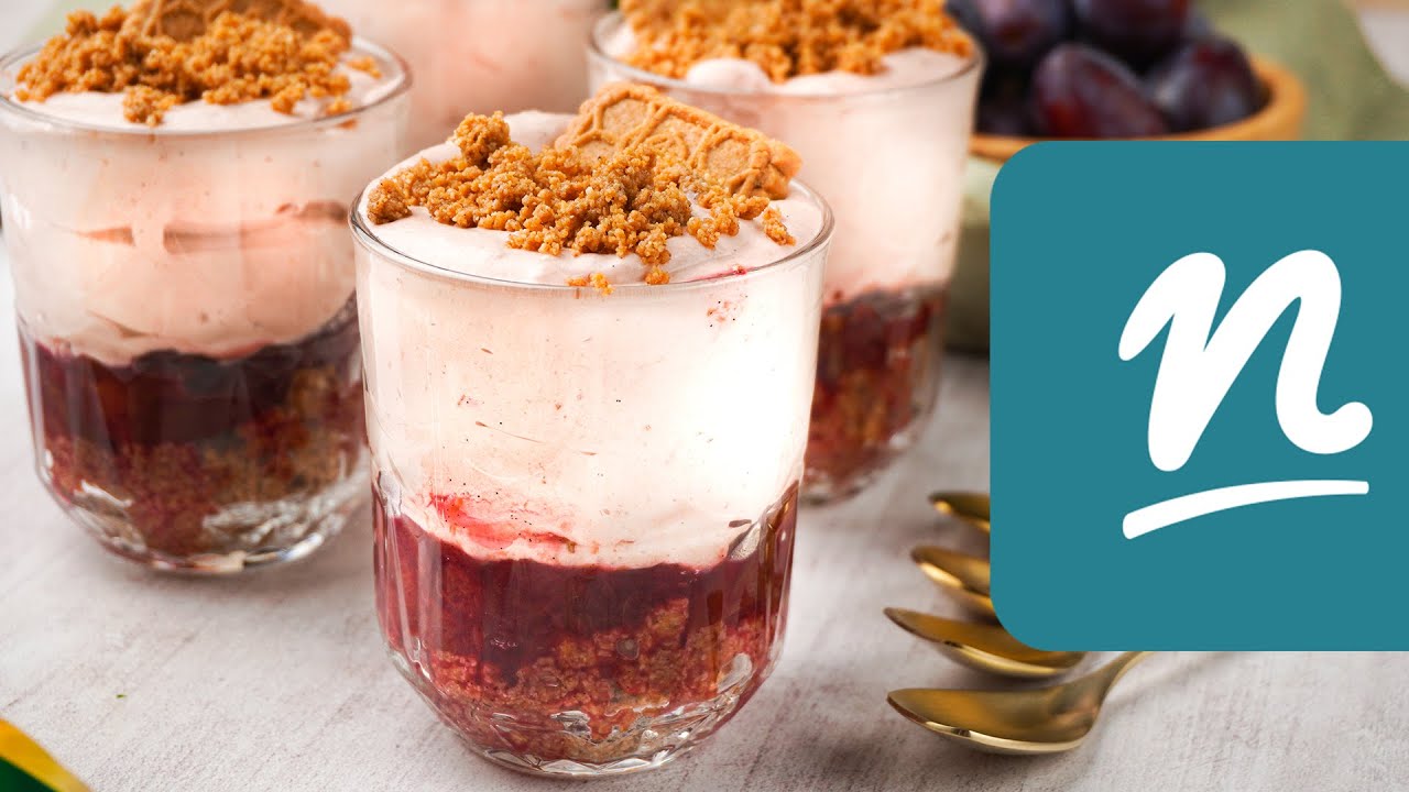 Őszi szilvás pohárkrém cukormentesen recept | Nosalty