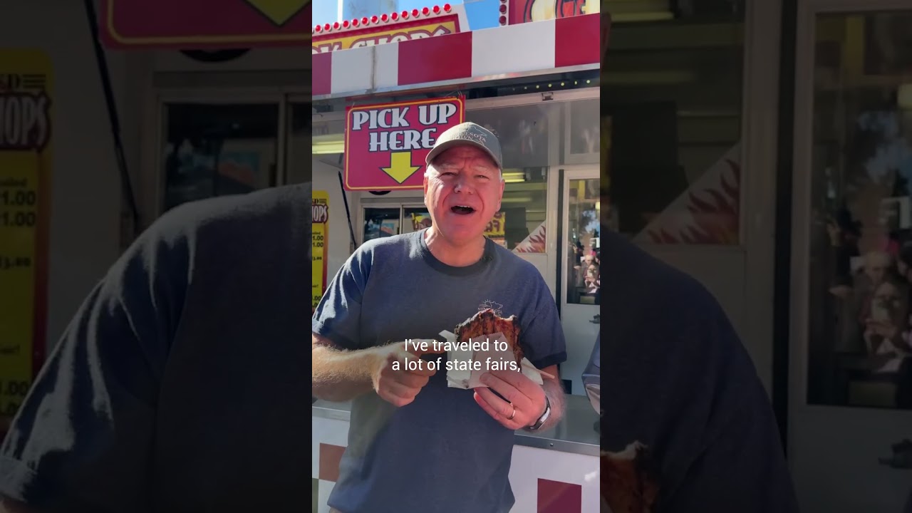 Breakfast of champions: pork chop on a stick