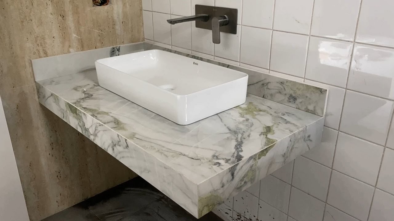 Construction Techniques How to Make Bathroom Sink From Porcelain Tiles. Step By Step