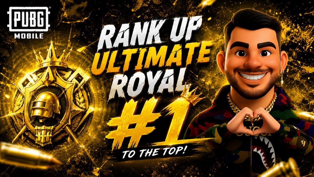 PUBG MOBILE / ULTIMATE ROYALE RANK PUSH🔥