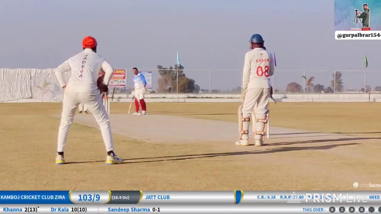 KAMBOJ CLUB ZIRA VS  JATT CLUB
