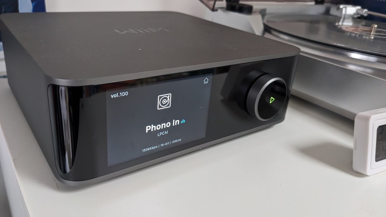 WiiM Ultra Phono Stage feeding into Cambridge AXA35