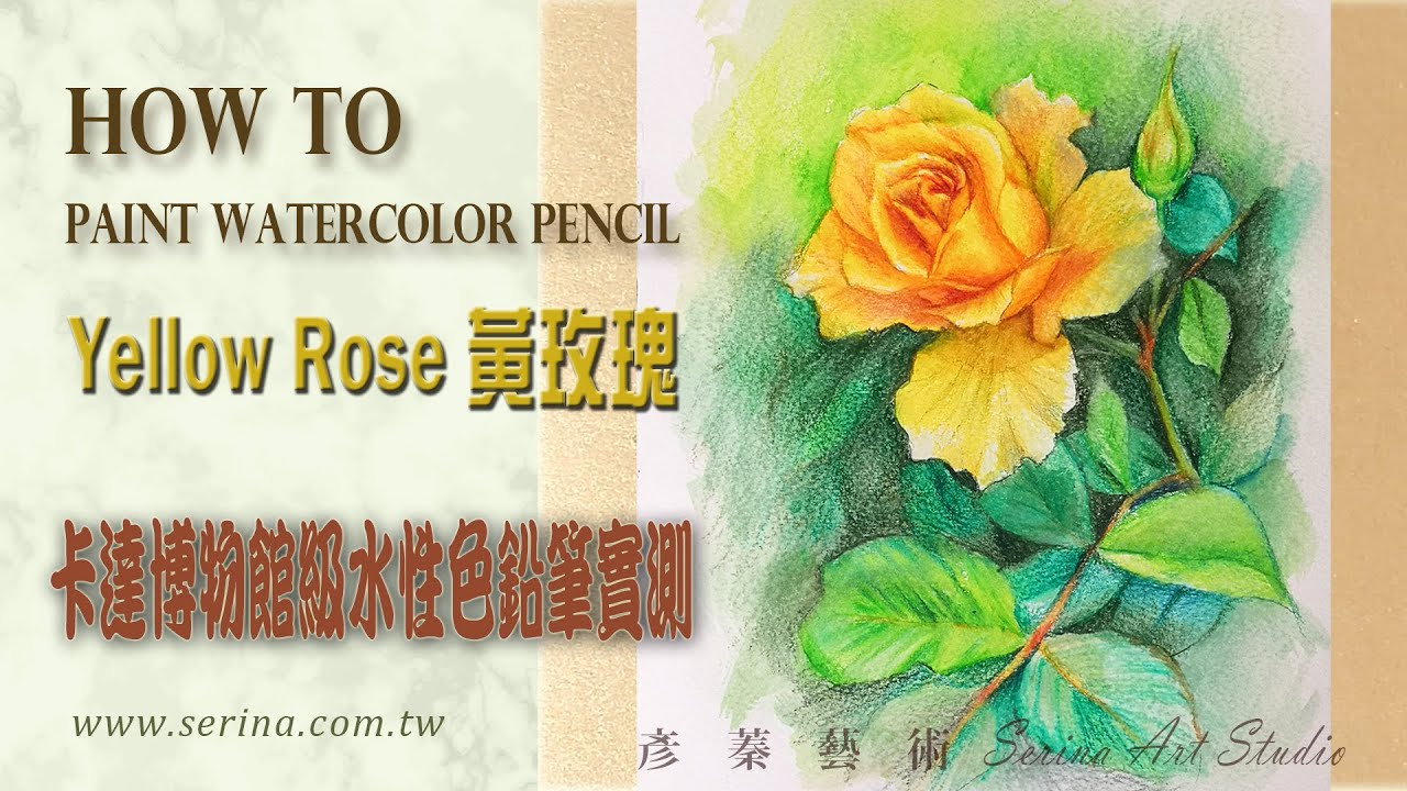 卡達博物館級水性色鉛筆實測Museum level of watercolor pencil - Serina Art彥蓁彩繪藝