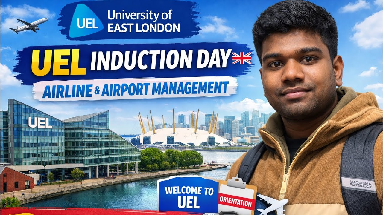 My First Day at University of East London✨| Induction day | kannada vlog | Indian Student in UK 🇮🇳🇬🇧