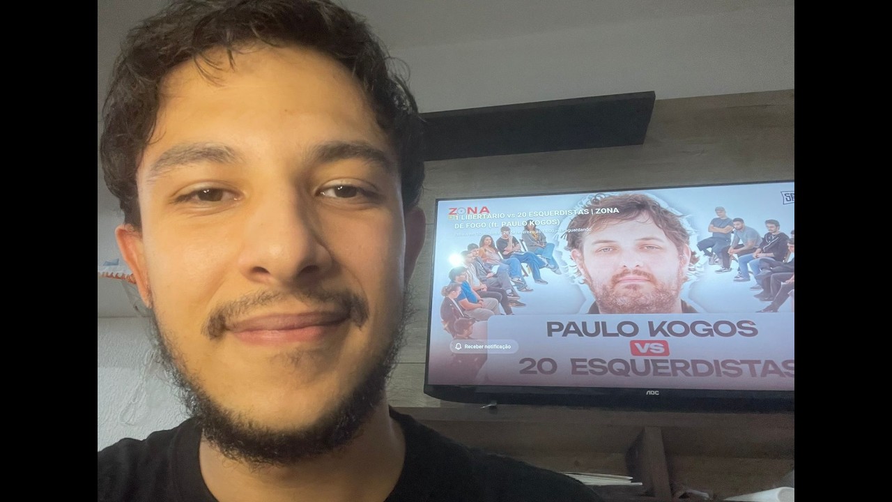 REAGINDO A PAULO KOGOS vs 20 ESQUERDISTAS - React