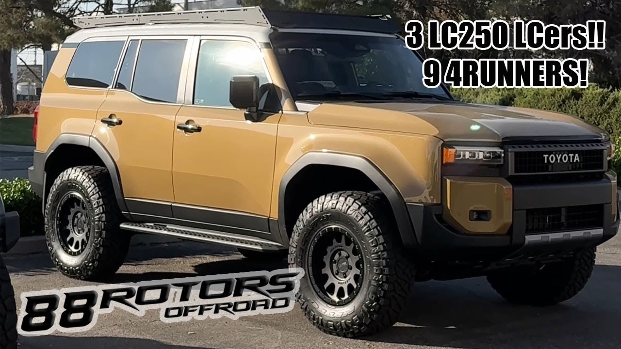 CRANKING OUT A DOZEN BUILDS: 3 LAND CRUISERS LC250, 9 TOYOTA 4RUNNERS