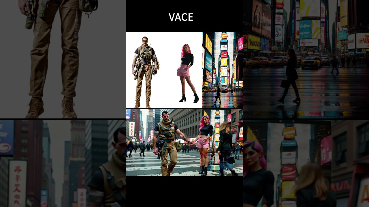 VACE Wan 2.1 Reference2Video #aivideo #aianimation #vace