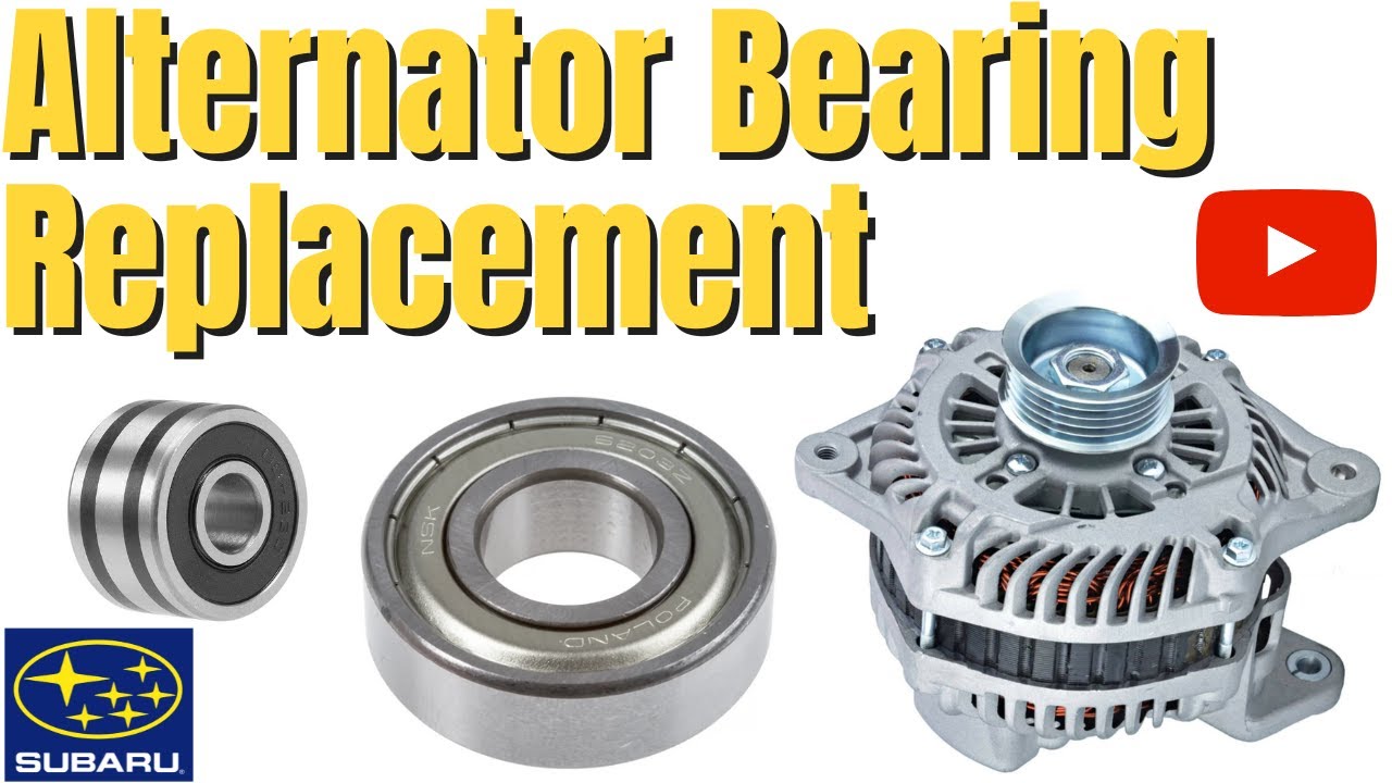 Subaru Alternator Bearing Replacement WRX STI - How to remove Alternator