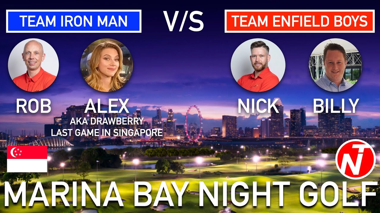 NIGHT GOLF - MARINA BAY GC | Course vlog | with @golftecsingapore
