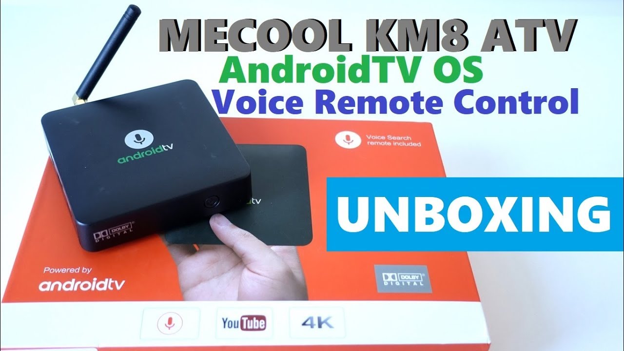 MECOOL KM8 with Voice Remote, Android TV and S905X SoC Unboxing (Video)