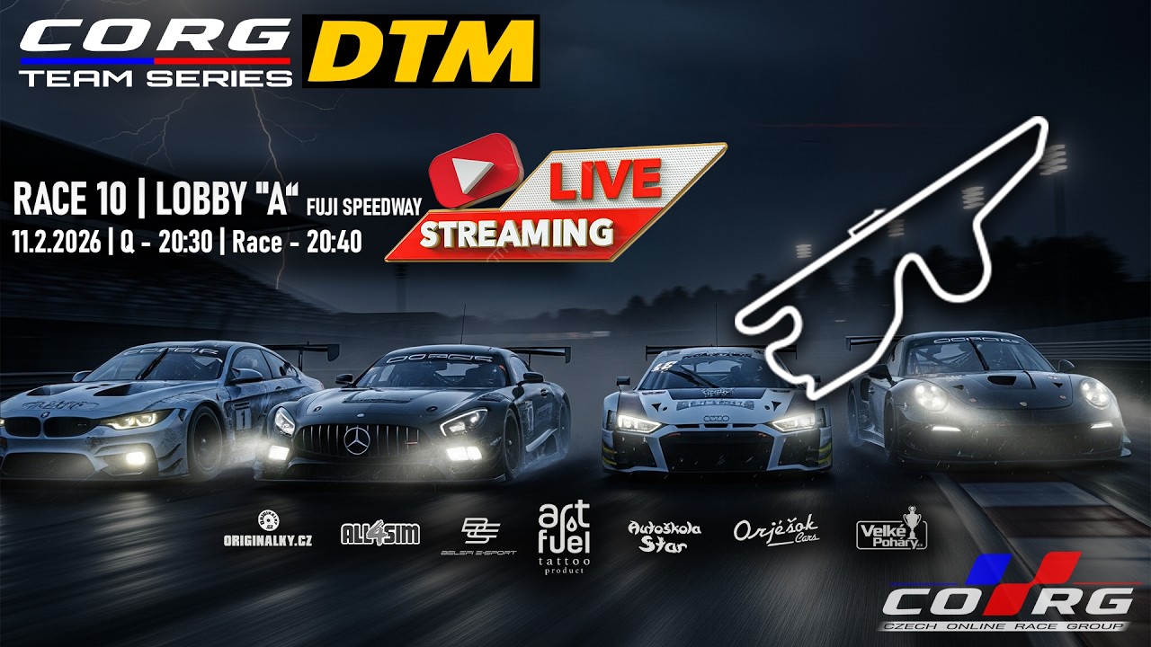 CORG Team Series DTM 2025 / 26 | Skupina A | Round 10 - FUJI SPEEDWAY #granturismo7  #esports