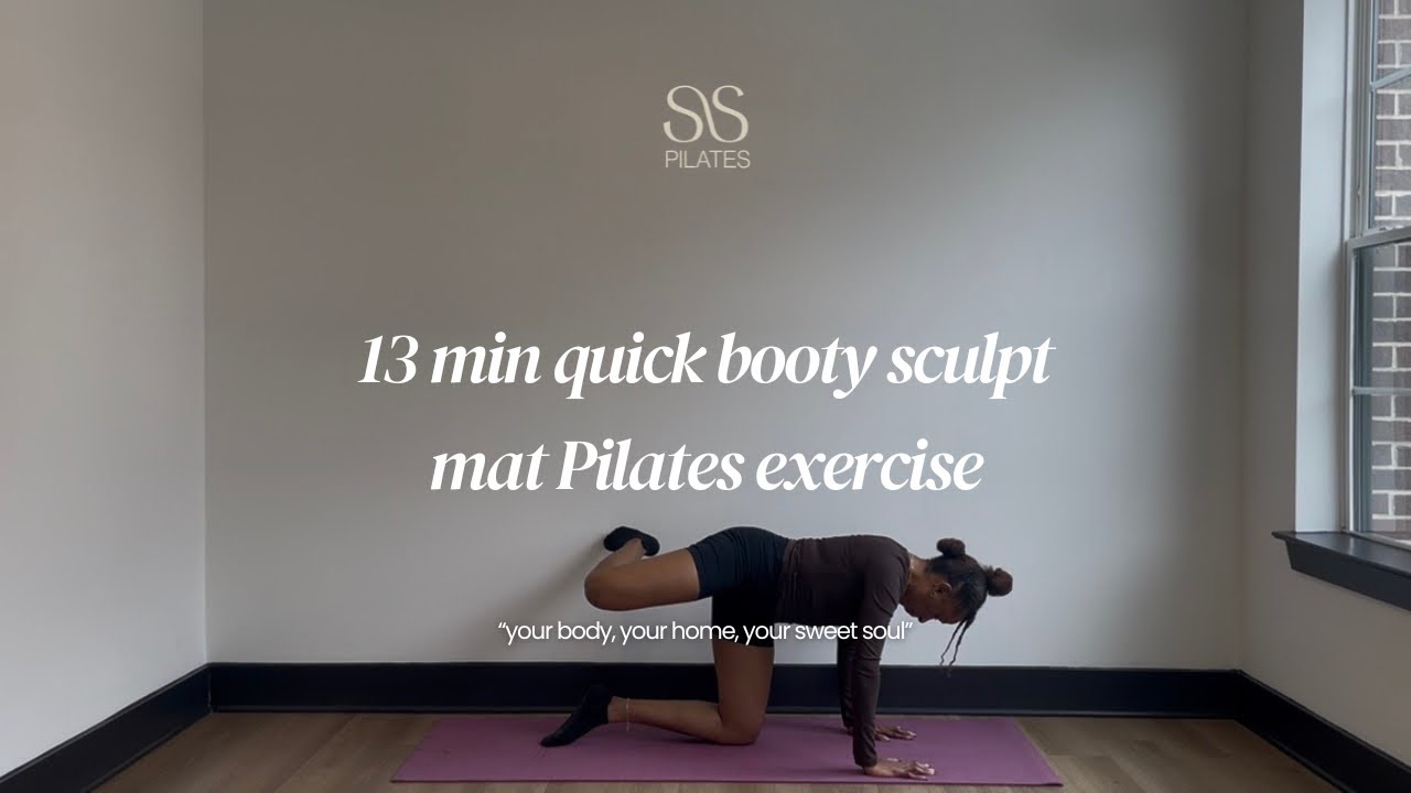 13 min quick booty sculpt | virtual mat Pilates exercise