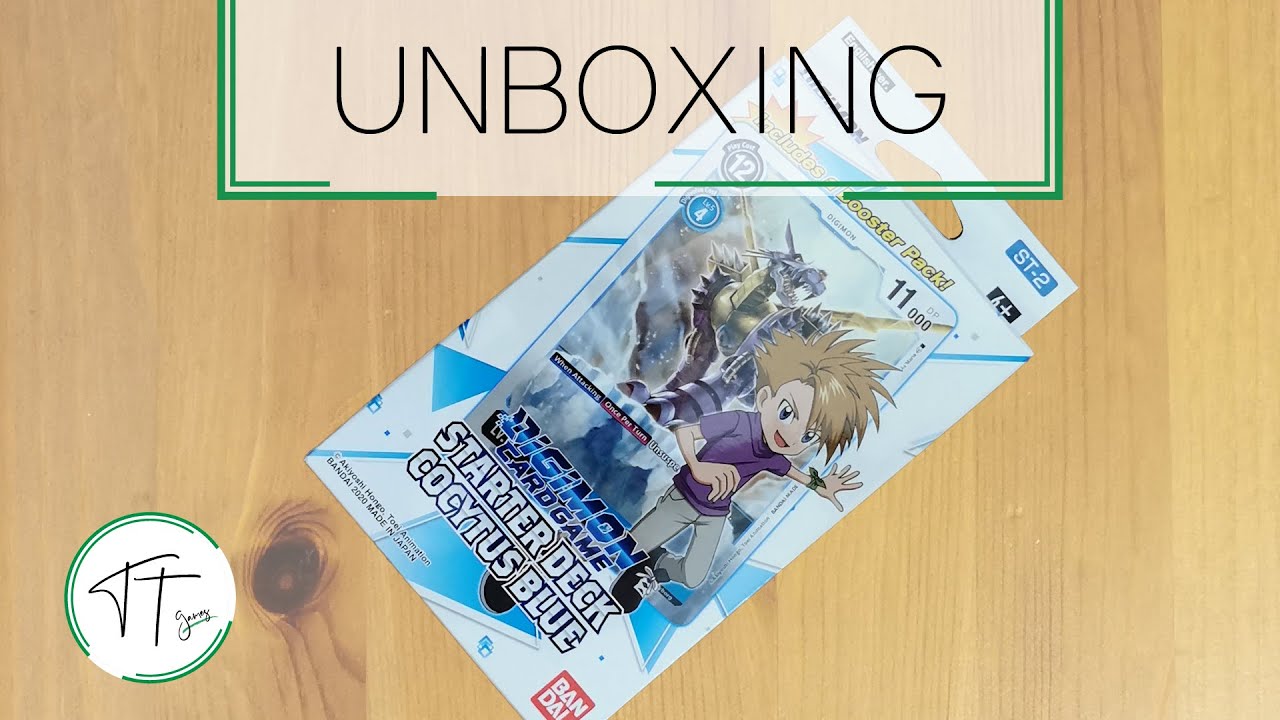 Digimon TCG Starter Deck Cocytus Blue: Unboxing
