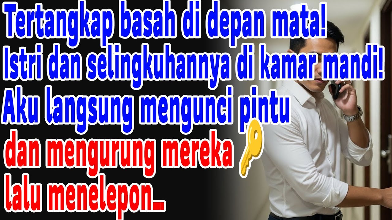 Aku Mengunci Istriku & Tetangga di Kamar Mandi Setelah Memergoki Mereka
