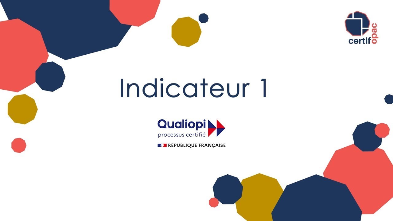 Indicateur 1 Qualiopi