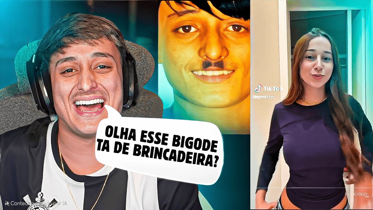 DONA REAGINDO ENCONTROU SEU TITIO BIGODE TENTE N&Atilde;O RIR KKKKKKK