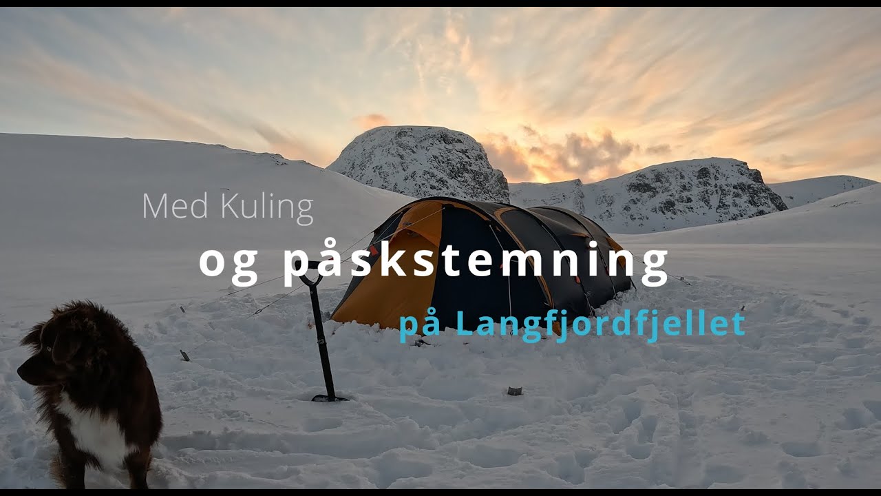 Med Kuling og påskestemning på Langfjordfjellet 4K