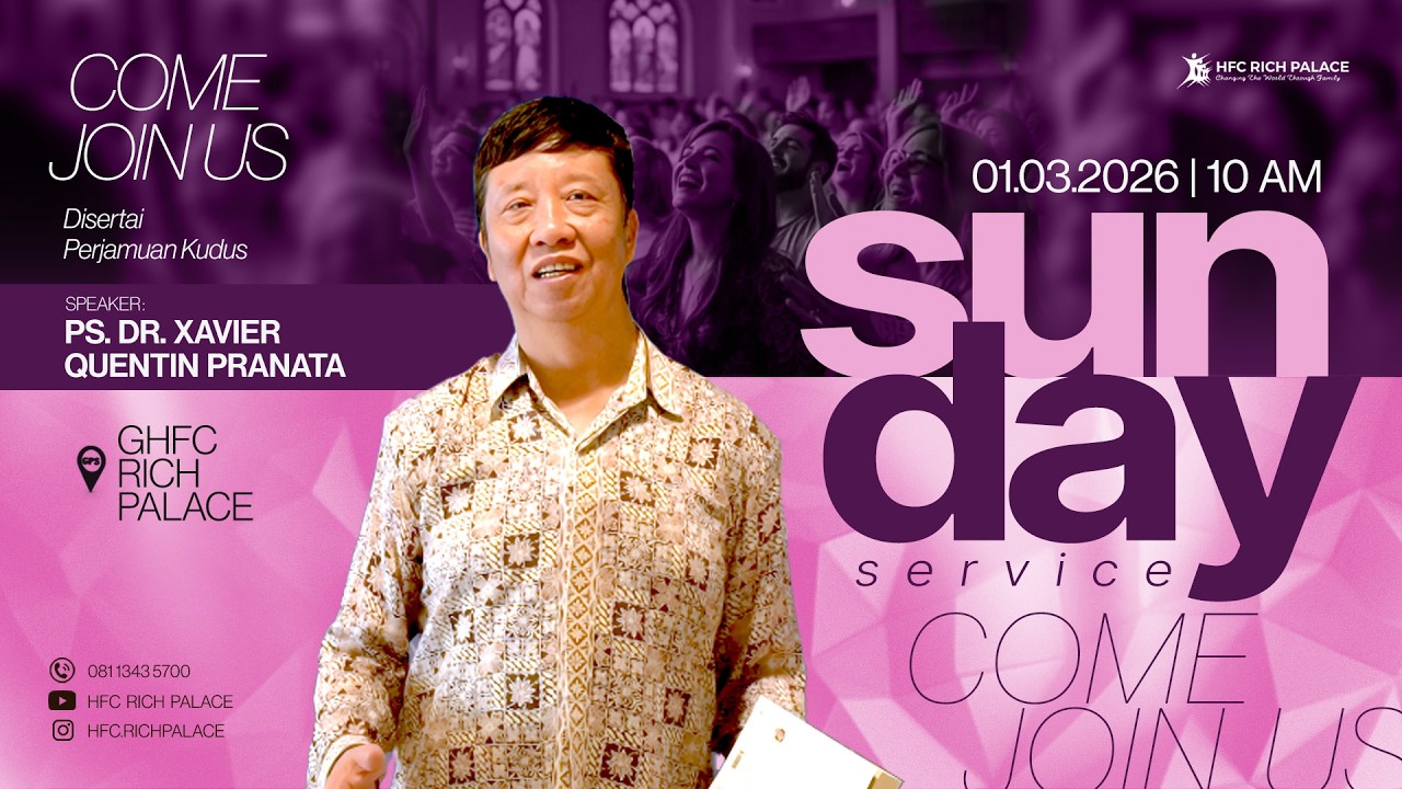 Grow Taller and Stronger - Ps. Dr. Xavier Quetin Pranata | Sunday Service 01 Mar 2026 Pk. 10.00 WIB