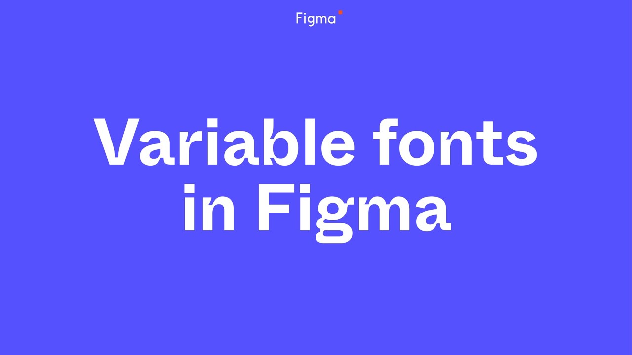 Office Hours: Variable fonts in Figma