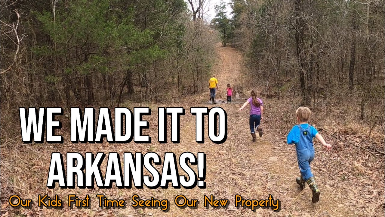 Made It To Our Arkansas Property | First Night | Road Trip VLog