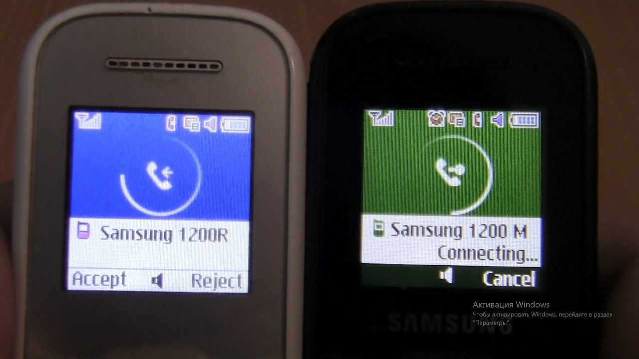 Incoming call & Outgoing call at the Same Time Samsung 1200M+1200R