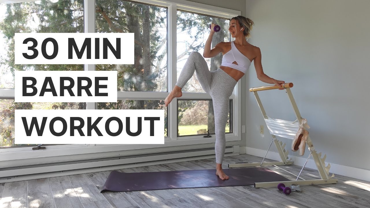 30MIN BARRE Workout | Full Body