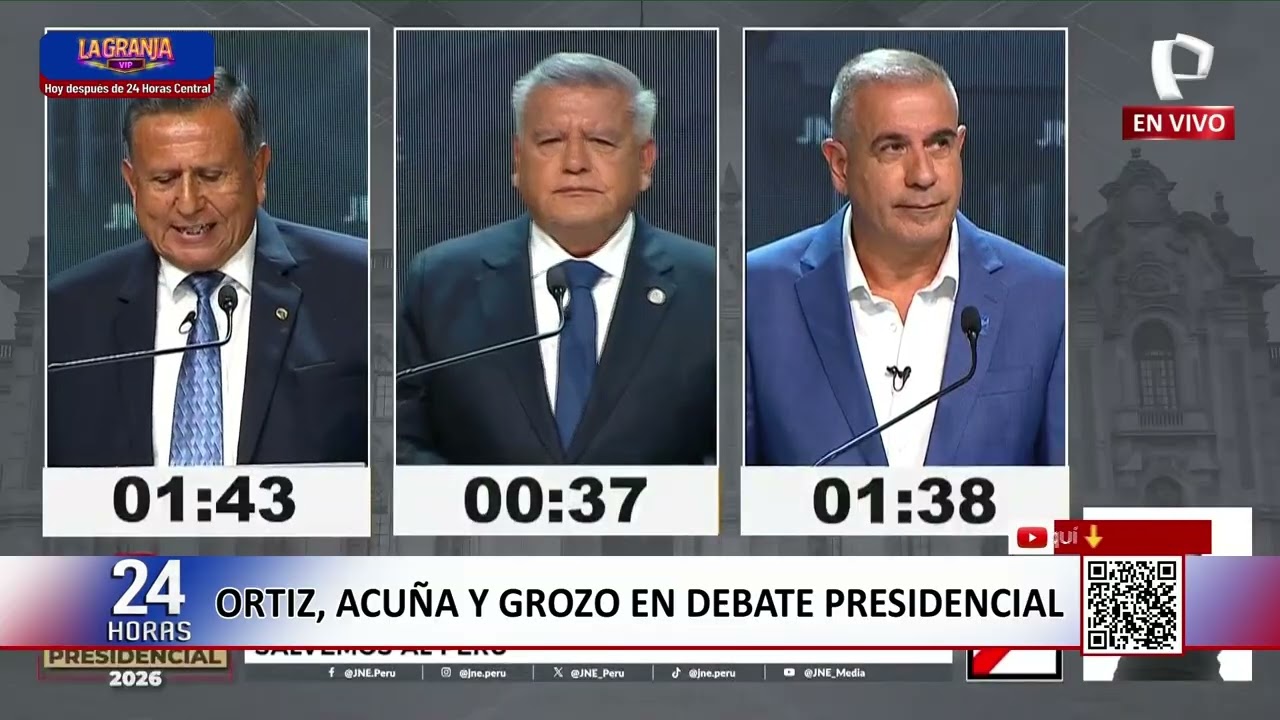 Elecciones 2026: as&iacute; se desarrolla el &uacute;ltimo d&iacute;a del debate presidencial