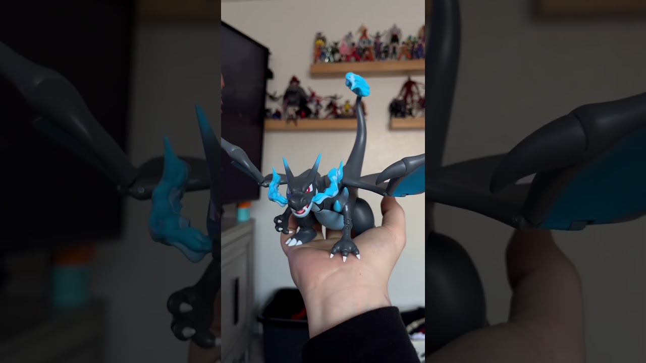 Mega Charizard X from JazWares #pokemon #shorts