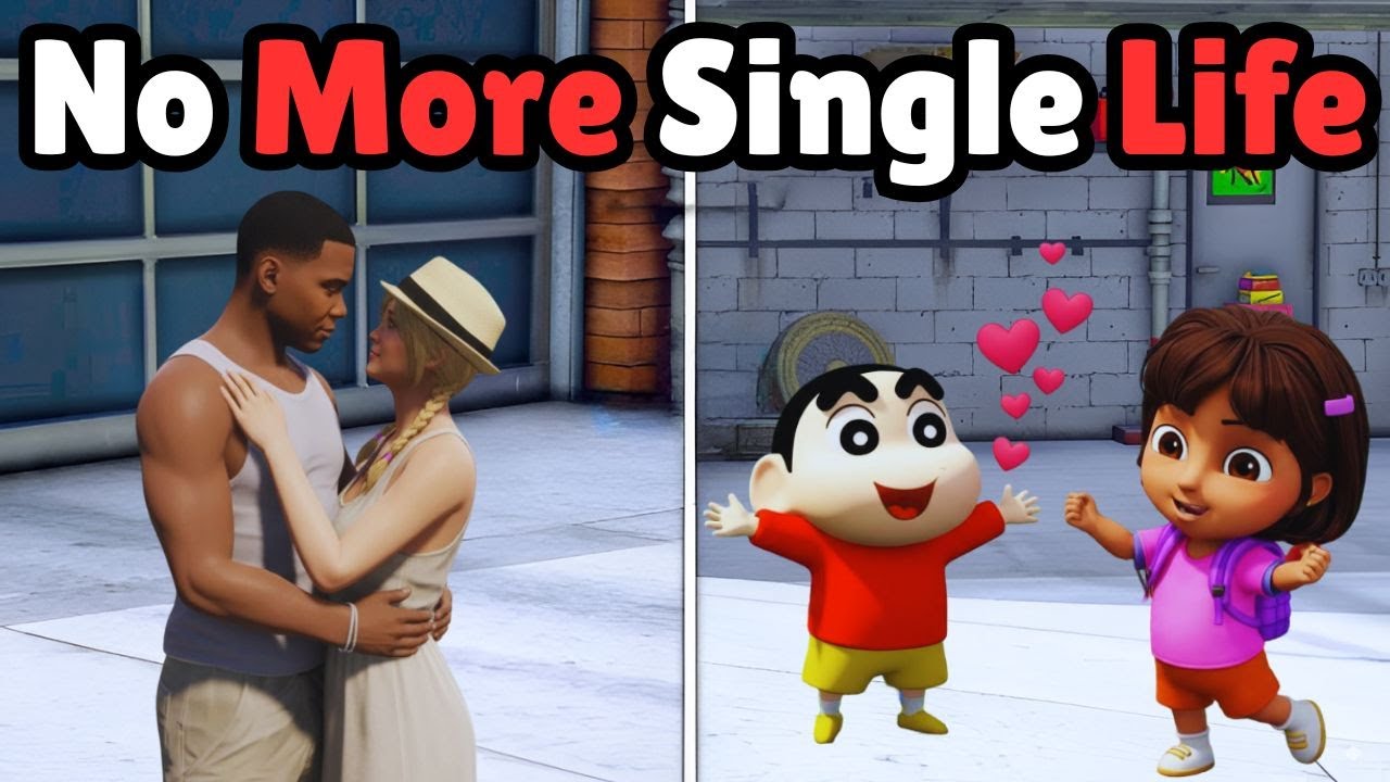 GTA 5 Tamil | Shinchan ❤️ Dora Committed | Franklin ❤️ Anjala Love Story | GTA Asuran Mods Gameplay