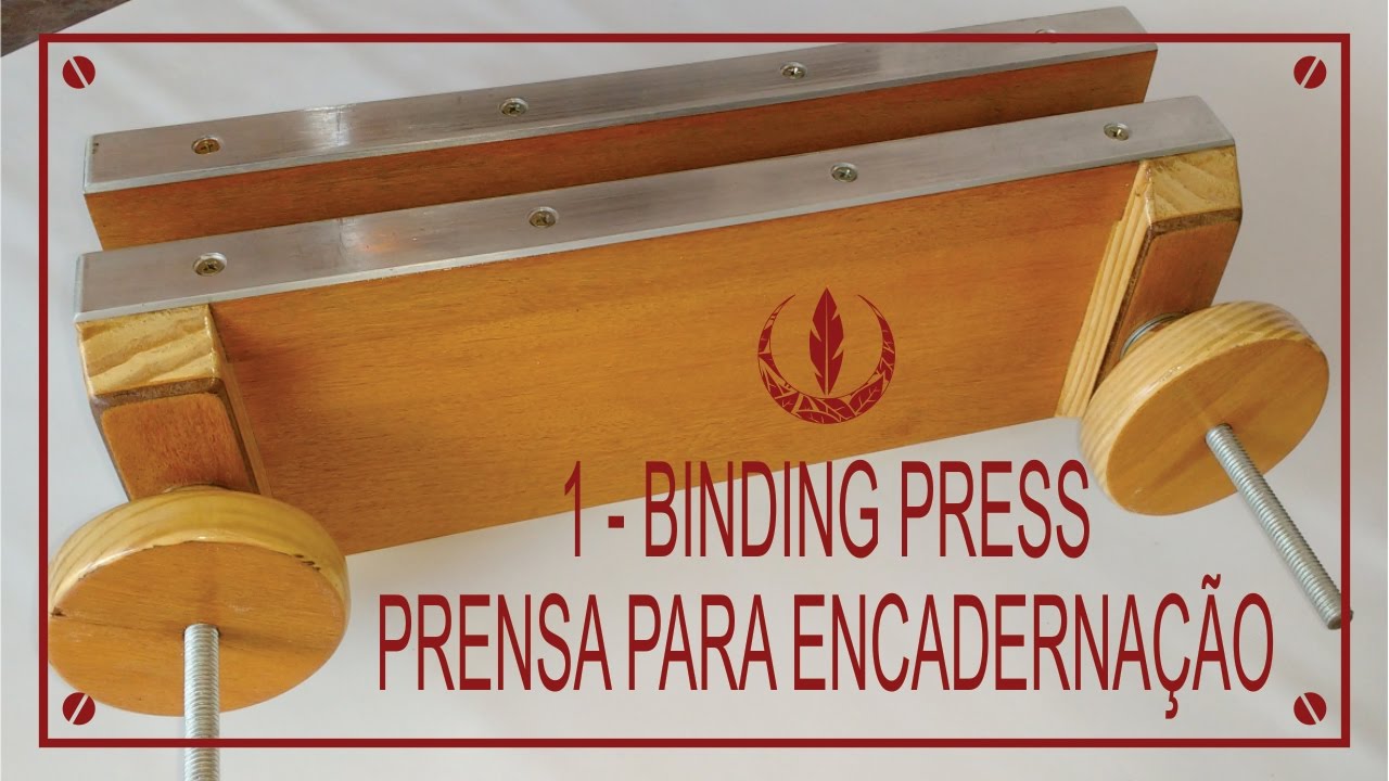 Binding Press. Prensa para Encadernação Artística Artesanal - 1.