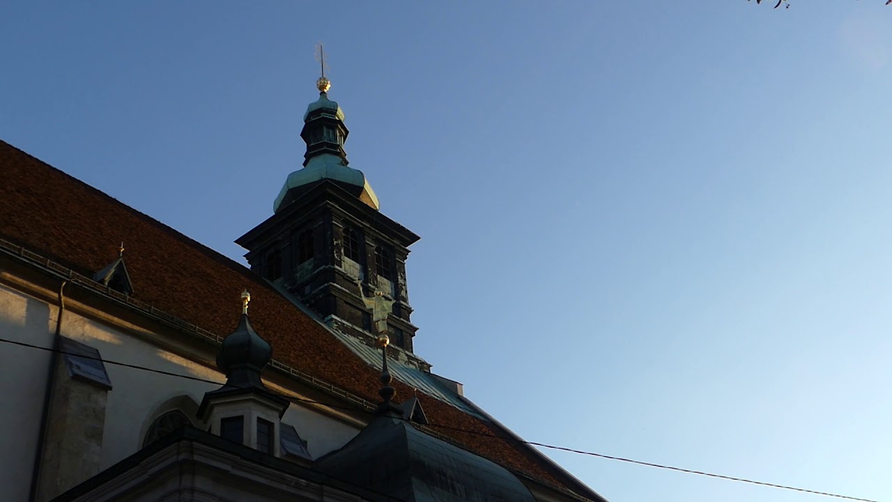 Graz (A-St) Dom St.Ägidius Donnerstagabendangelus mit Angstläuten