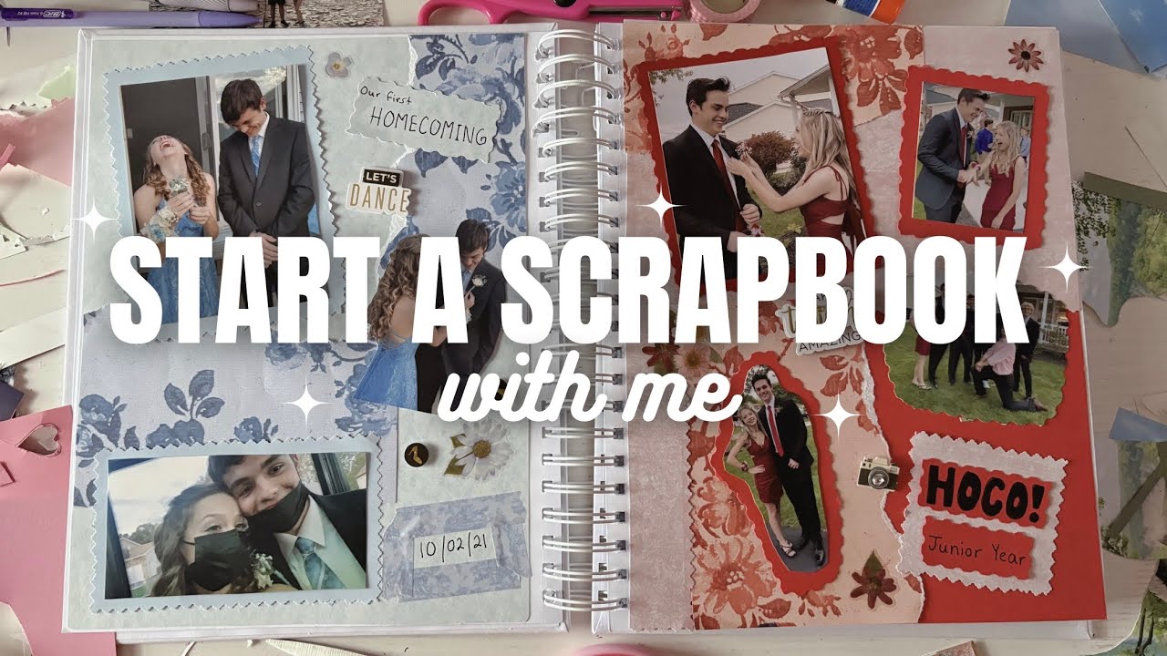 Scrapbook With Me!✂️📔⭐️ Trying a New Hobby