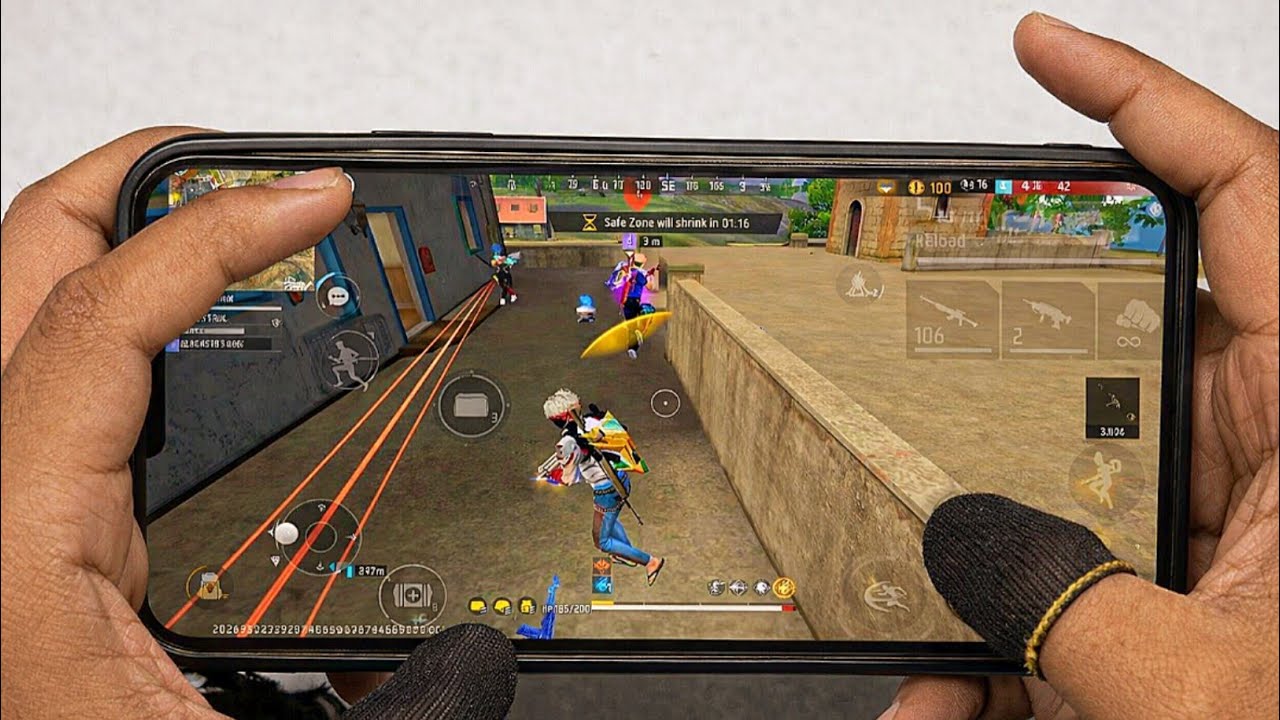 FREEFIRE🔥Solo vs Squad AWM + Mp40 = 26 Kills 🎯Peak New Trick For Booyah - Garena freefire #freefire 