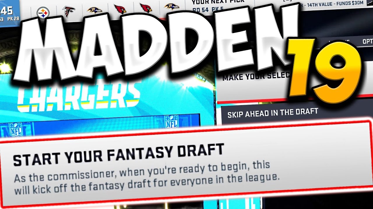 MADDEN 19 FANTASY DRAFT! | Madden NFL 19 Franchise Mode (Episode 1)