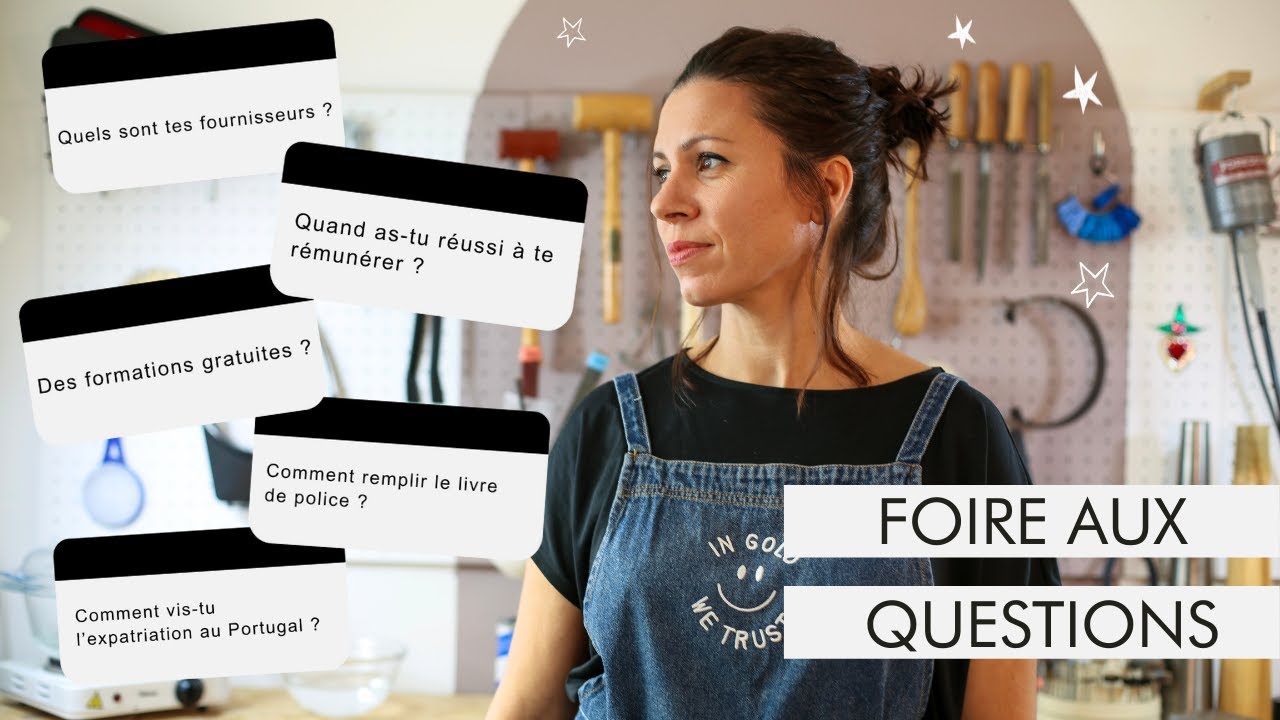 Combien de temps pour vivre de la bijouterie ? Quels sont mes fournisseurs ? Foire aux questions