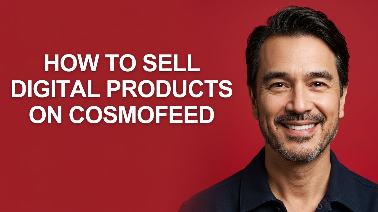 How To Sell Digital Products On Cosmofeed - KevinHowTo
