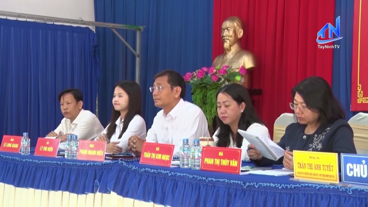 Ứng cử viên đại biểu HĐND tỉnh tiếp xúc cử tri xã Thạnh Bình | TayNinhTV