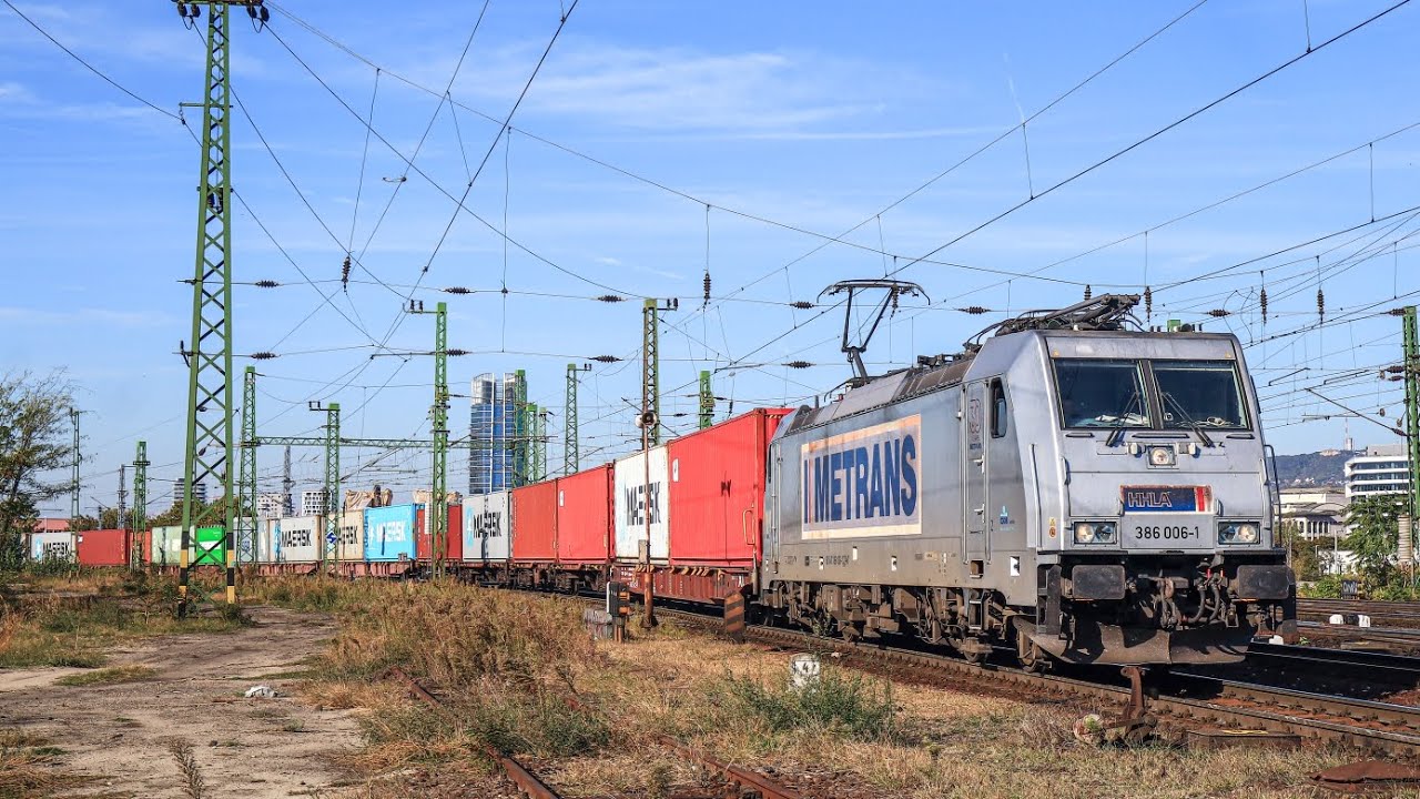 Ferencváros Tehervonat forgalom napközben🚆Ferencváros Freight train traffic during the day 🚆