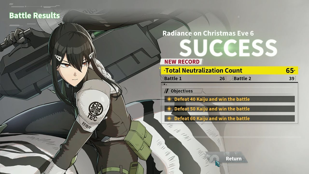【KAIJU NO.8 THE GAME】 LARGE CONQUEST — XMAS 04 05 06 【F2P】