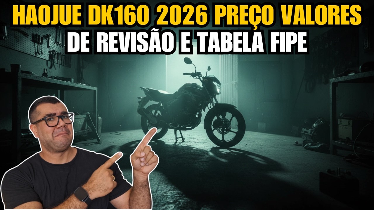 HAOJUE DK160 2026 É UMA BOA COMPRA PARA ESSE ANO?