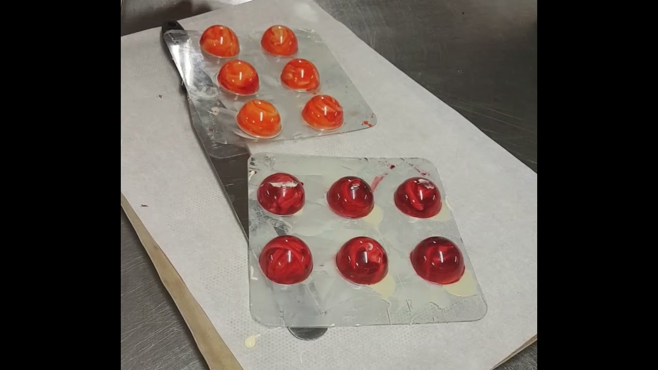 Шоколадные 🍫 бонобо блестящего цвета без компрессора и аэрографа #bonbon