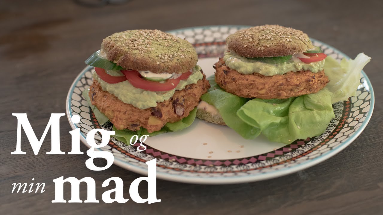 Vegetarburger med chilimayo og avocadocreme | Vanløse Blues