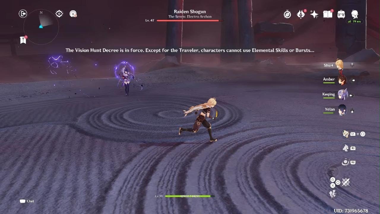 Genshin Impact_welcome to inazuma and raiden shogun scripted boss fight