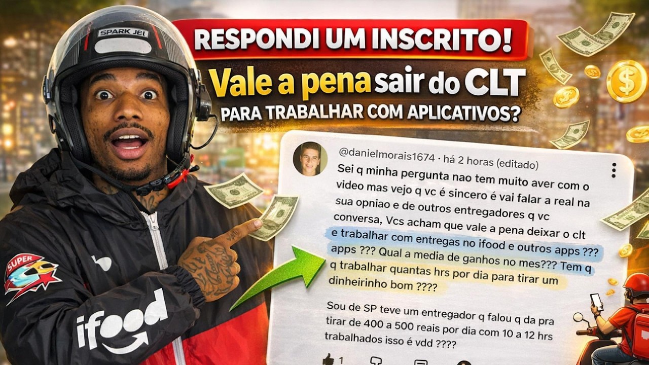 SAIR DO CLT PRA VIRAR ENTREGADOR? A VERDADE QUE NINGUÉM TE CONTA!